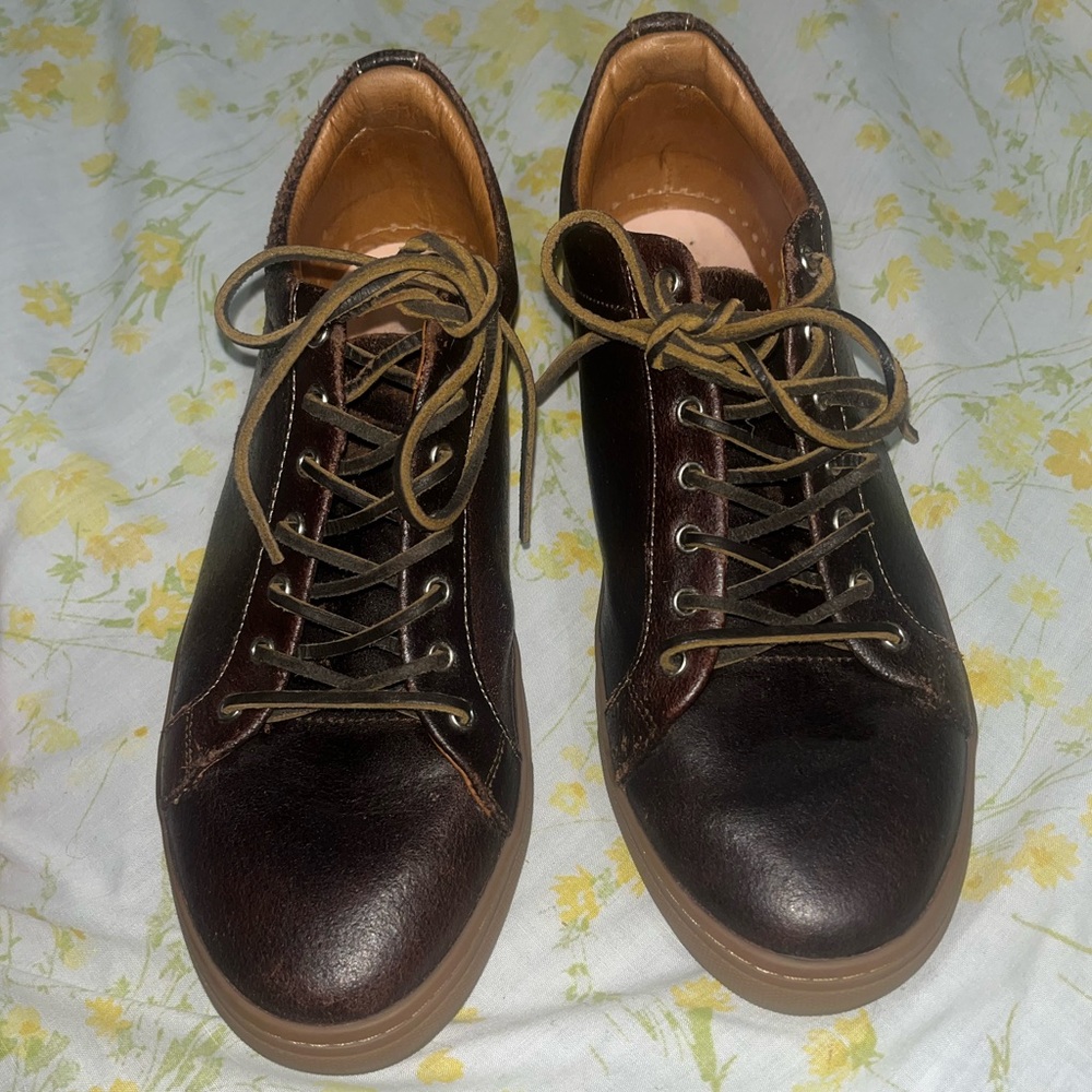 Thursday Men's Premier Low Top Leather Cacao Waxed Flesh by Horween Size 10.5